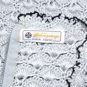 VTG 60'S Shell Pattern Crochet Dress Made in Tokyo